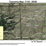 Sheep Mountain T11S R20E Township Map Preview 1