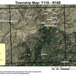 Sheep Rock T11S R16E Township Map Preview 1