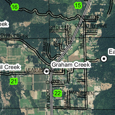 Parkdale T1N R10E Township Map Preview 2