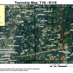 Beaver Creek T1N R11E Township Map Preview 1