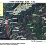Cascade Locks T2N R7E Township Map Preview 1