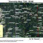 Robinhood Creek T2S R10E Township Map Preview 1