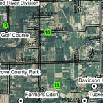 Hood River T3N R10E Township Map Preview 2