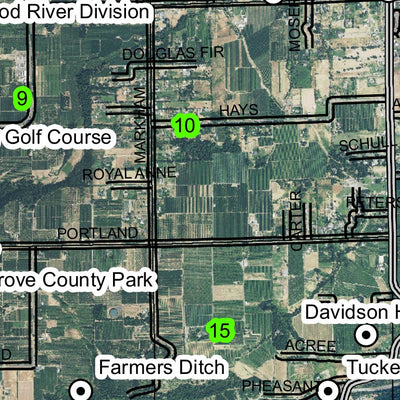 Hood River T3N R10E Township Map Preview 2