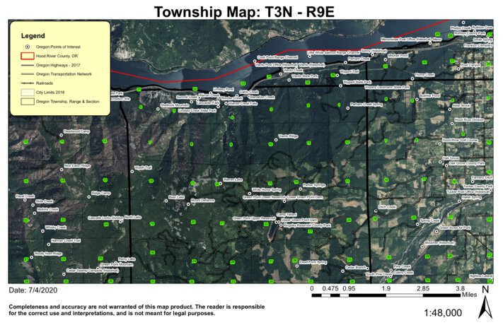 Viento Creek T3N R9E Township Map by Super See Services | Avenza Maps