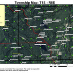 Lost Lake T1S R8E Township Map Preview 1