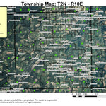 Pine Grove T2N R10E Township Map Preview 1