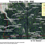 Mineral Creek T3S R9E Township Map Preview 1