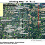 Indian Lake T2N R11E Township Map Preview 1