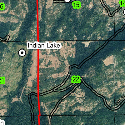 Indian Lake T2N R11E Township Map Preview 3