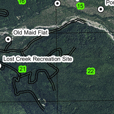 Bald Mountain T2S R8E Township Map Preview 2