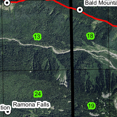 Bald Mountain T2S R8E Township Map Preview 3
