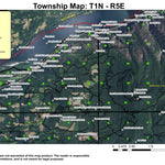Bridal Vail Falls T1N R5E Township Map Preview 1