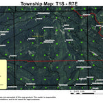 Big Bend Mountain T1S R7E Township Map Preview 1