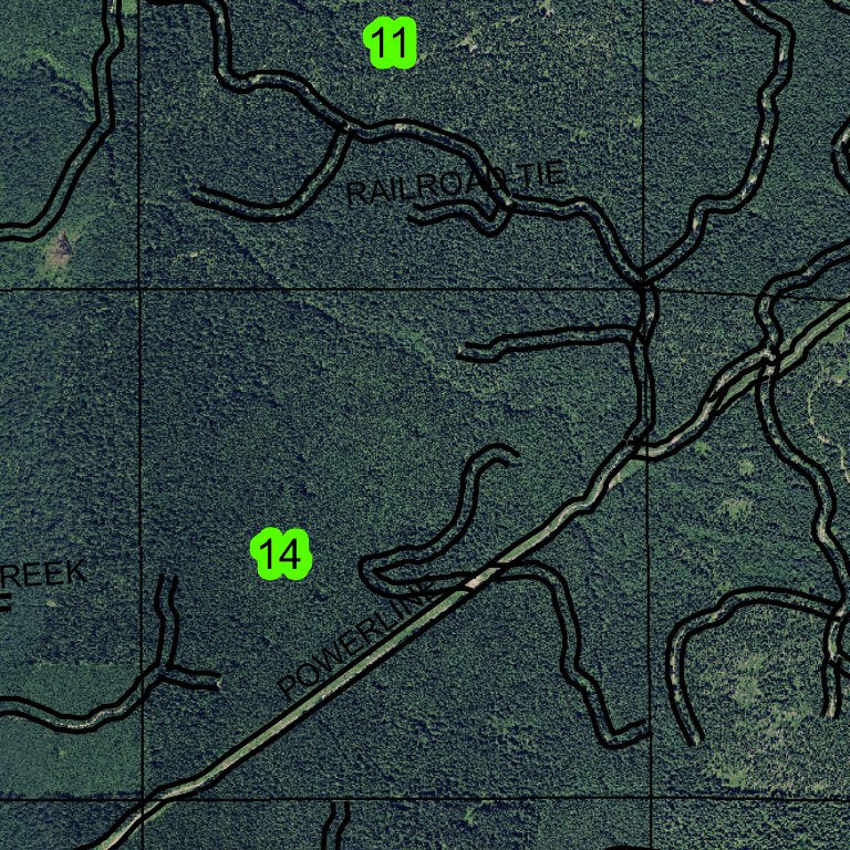Osburn Field T1S R5E Township Map by Super See Services | Avenza Maps