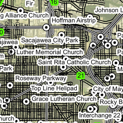 Portland T1N R2E Township Map Preview 2