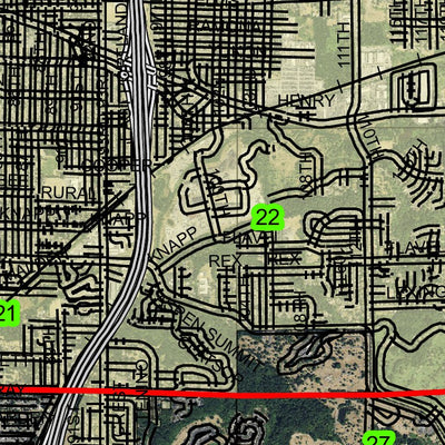 Portland T1S R2E Township Map Preview 2