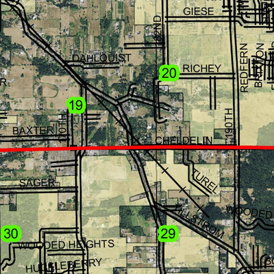 Portland T1S R2E Township Map Preview 3