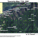 Multnomah Falls T1N R6E Township Map Preview 1