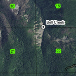 Multnomah Falls T1N R6E Township Map Preview 2