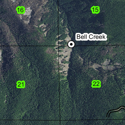 Multnomah Falls T1N R6E Township Map Preview 2
