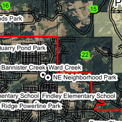 Portland T1S R1W Township Map Preview 2