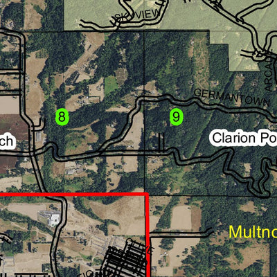 Portland T1S R1W Township Map Preview 3