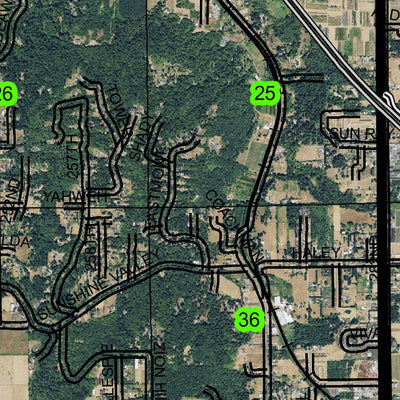 Gresham T1S R3E Township Map Preview 3