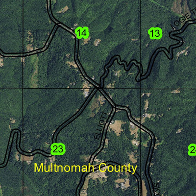 Portland T2N R1W Township Map Preview 3