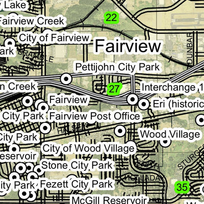 Troutdale T1N R3E Township Map Preview 2