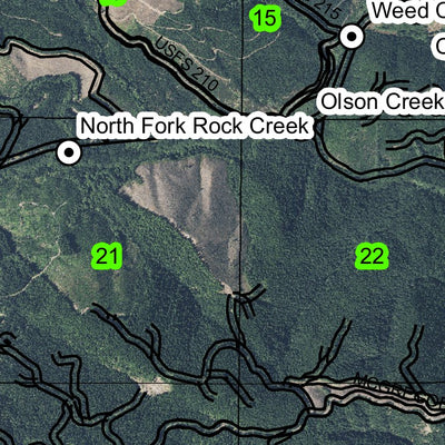 Surset Spring T4N R6W Township Map Preview 2