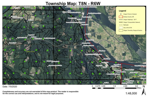 Westport T8N R6W Township Map Preview 1