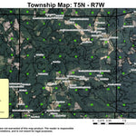 Pope Ridge T5N R7W Township Map Preview 1