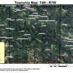 Flat Iron Mountain T4N R7W Township Map Preview 1