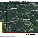 Cougar Mountain T4N R8W Township Map Preview 1