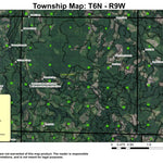 Sister Green Mountain T6S R9W Township Map Preview 1