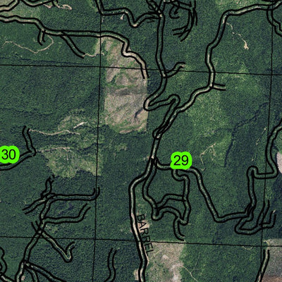 Elk Mountain T7N R7W Township Map Preview 3