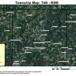 Kidders Butte T4N R9W Township Map Preview 1