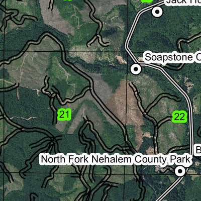 Kidders Butte T4N R9W Township Map Preview 2