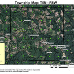 Humbug Mountain T5N R8W Township Map Preview 1