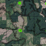 Humbug Mountain T5N R8W Township Map Preview 3