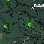 Bear Creek Reservoir T7N R8W Township Map Preview 2