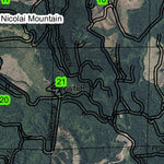 Nicolai Mountain T7N R6W Township Map Preview 2