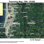 Seaside T6N R10W Township Map Preview 1