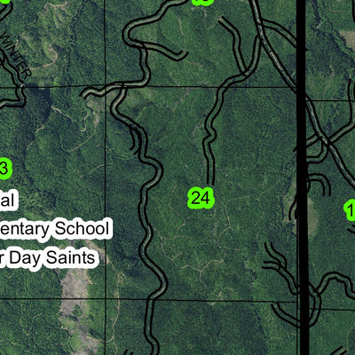 Seaside T6N R10W Township Map Preview 2