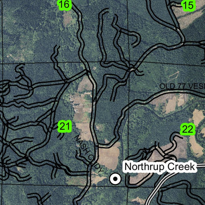 Fishhawk Lake T6N R6W Township Map Preview 2