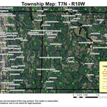 Gearhard T7S R10W Township Map Preview 1
