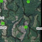 Gearhard T7S R10W Township Map Preview 3