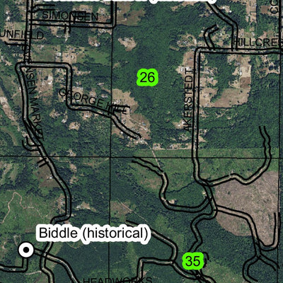 Knappa T8N R8W Township Map Preview 3