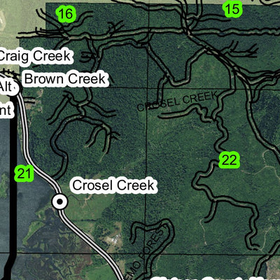 Astoria T8N R9W Township Map Preview 2